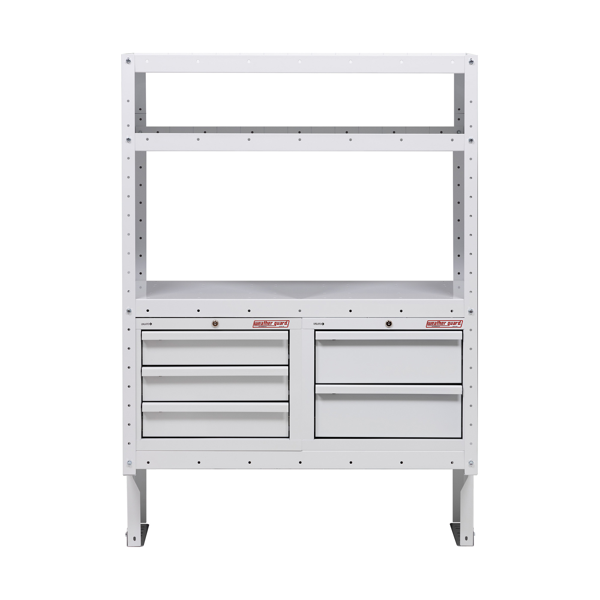 WEATHER GUARD 9045-3-03 Secure Storage Module Cabinet, Five 5 Drawer Van Storage System thumbnail 5