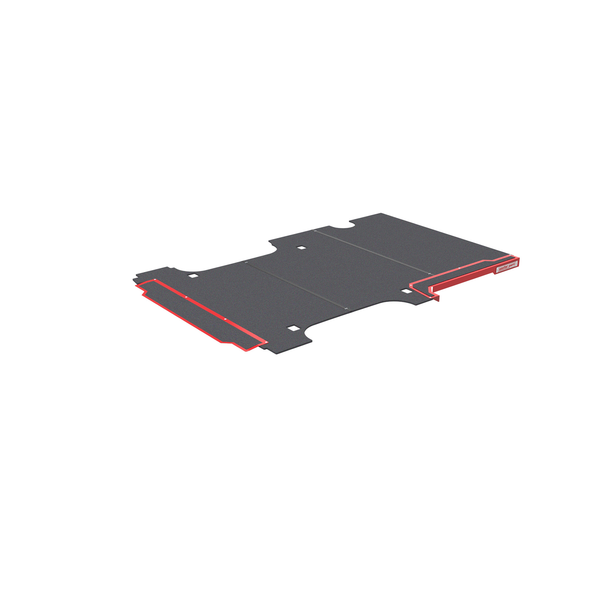 WEATHER GUARD RFGE55-5-01 Rigid Floor Van Storage System, Heavy-Duty Commercial Van Flooring Solution thumbnail 0