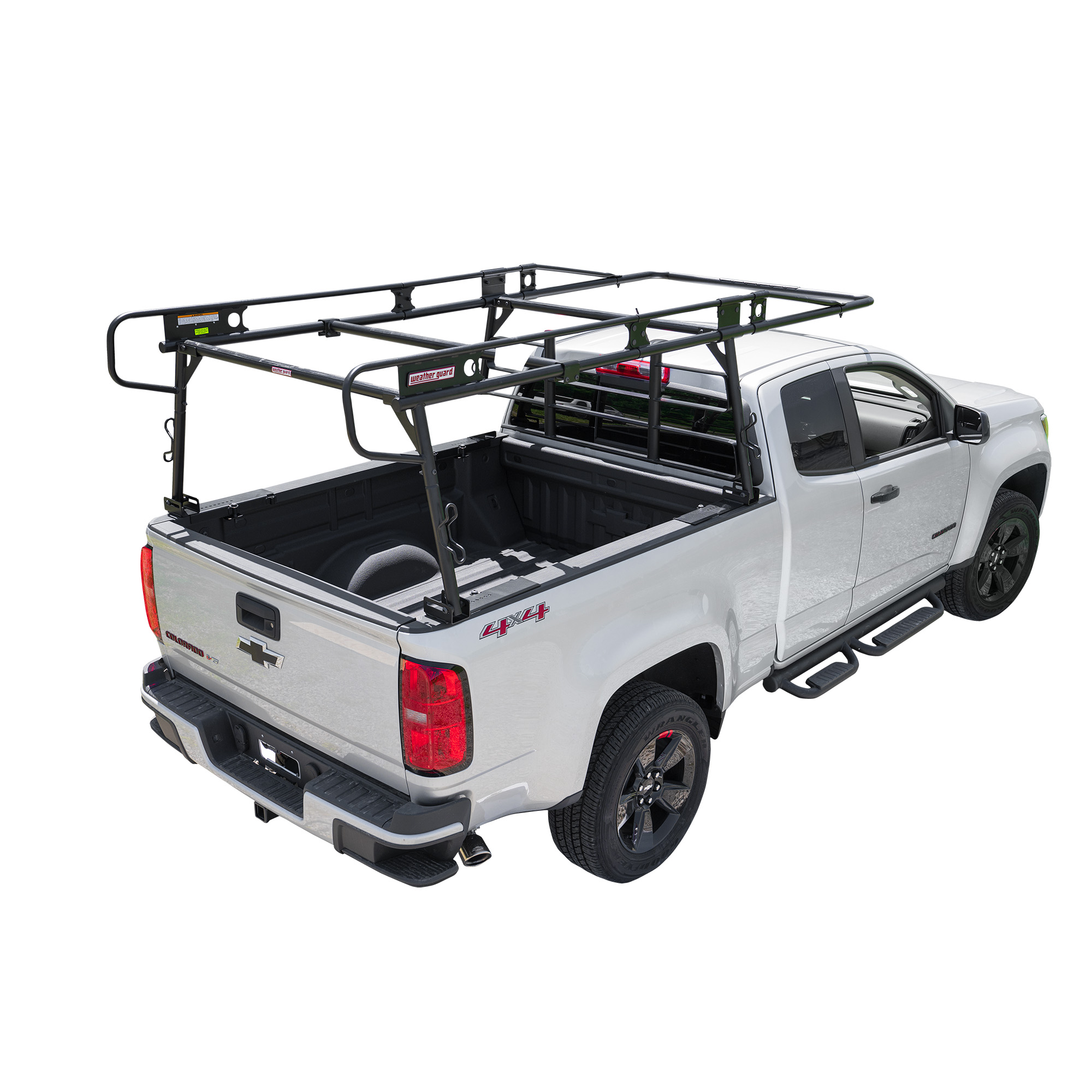 Weather Guard 1000 lbs, 33.38" H x 127.82" L Compact Steel Truck Rack 1345-52-02, No-Drill Bed Rail Mount thumbnail 4