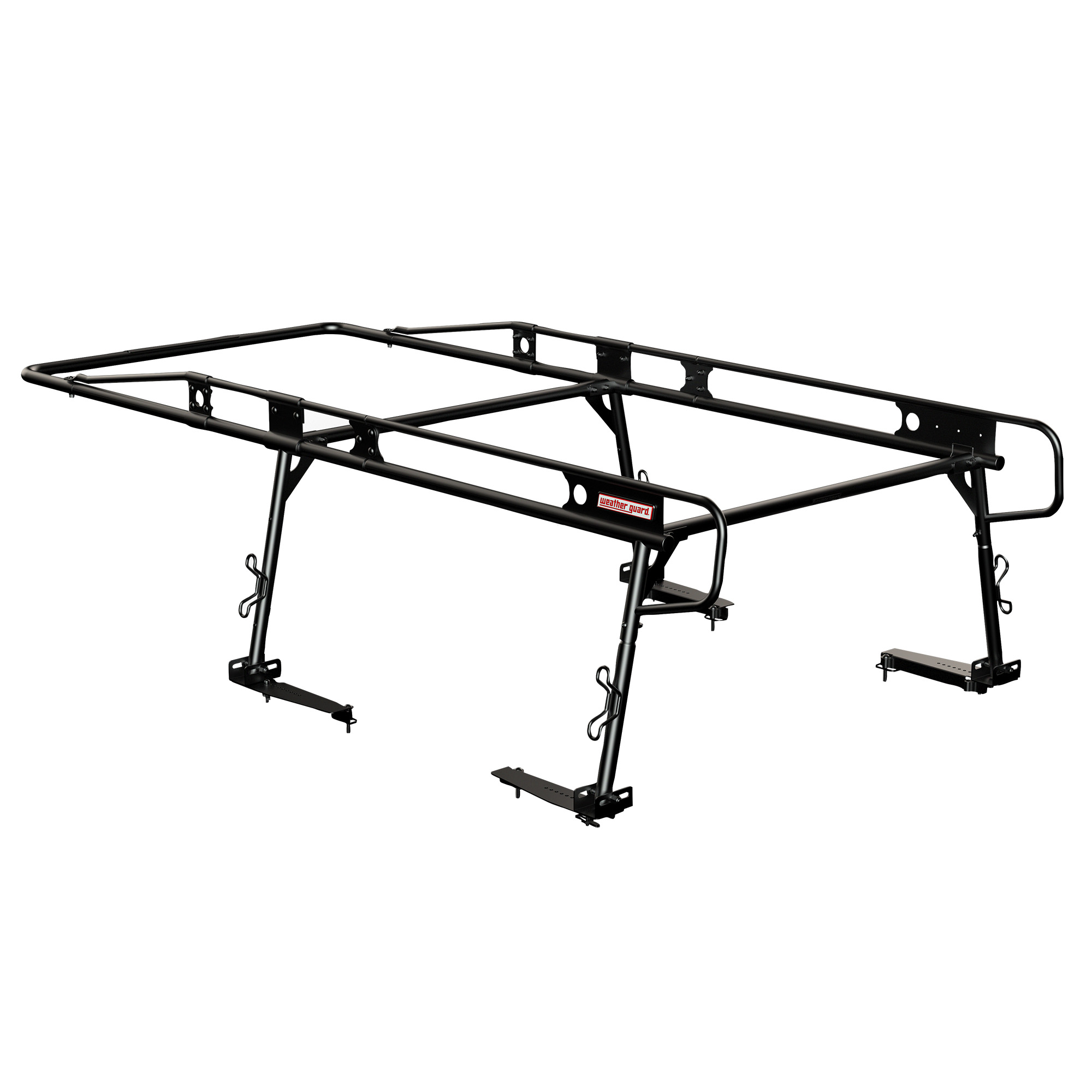 Weather Guard 1000 lbs, 33.38" H x 127.82" L Compact Steel Truck Rack 1345-52-02, No-Drill Bed Rail Mount thumbnail 21