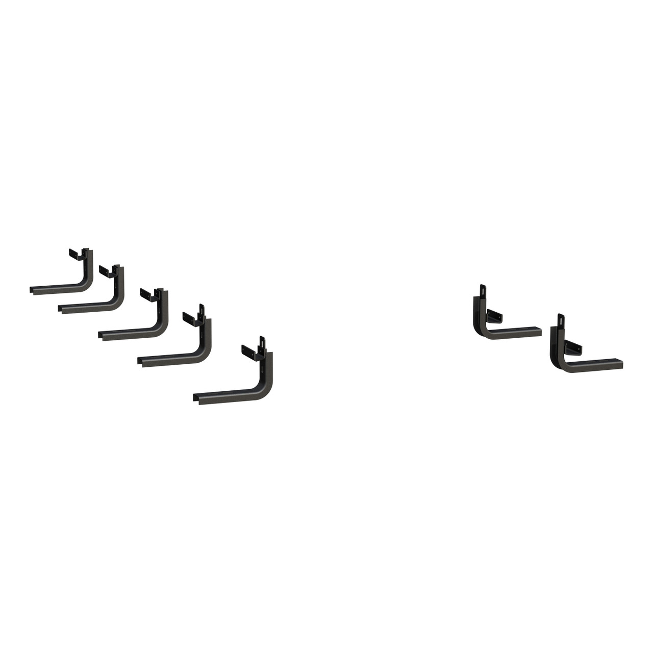 LUVERNE O-Mega II 6" x 36", 100" Black Aluminum Side Steps, Select Sprinter 2500, 3500 584100-570744 thumbnail 1