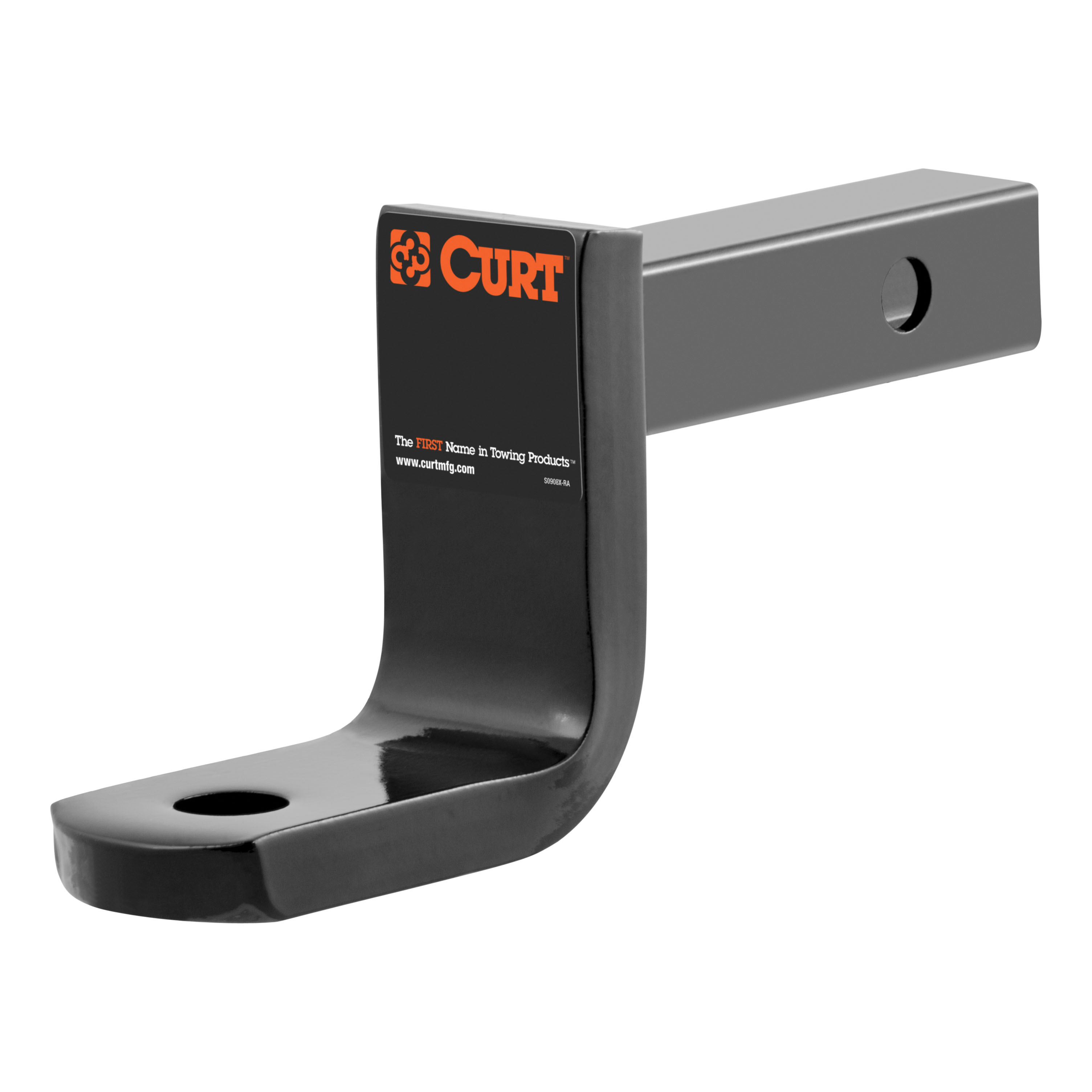 CURT 45027 Class 1 Trailer Hitch Ball Mount, Fits 1-1/4-Inch Receiver, 2,000 lbss, 3/4-Inch Hole, 3-1/4-Inch Drop, 2-5/8-Inch Rise
