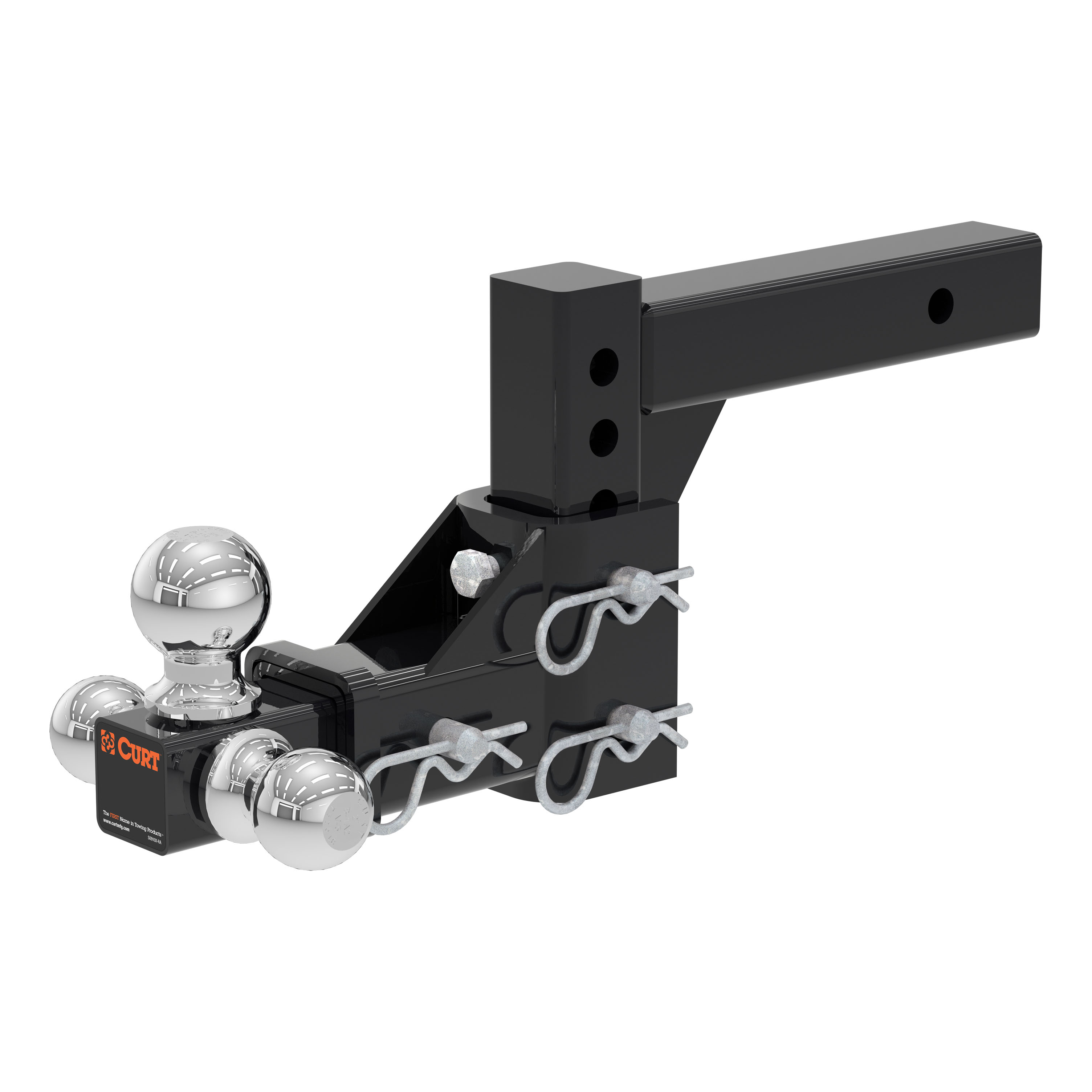 CURT Adjustable Tri-Ball Mount (2